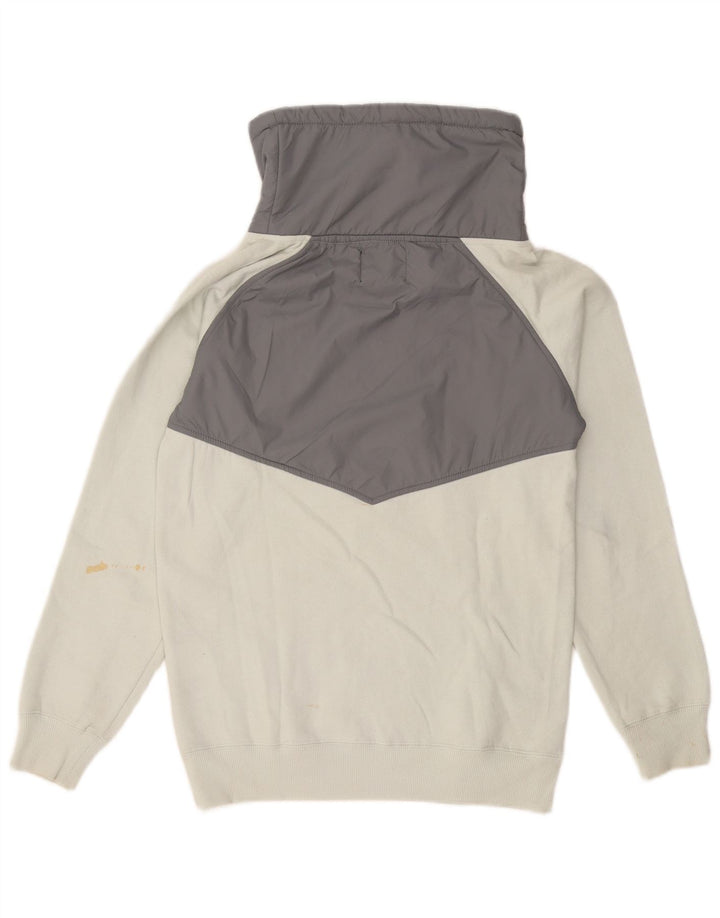 Felpa da donna VANS maglione UK 10 Small White Colourblock in cotone