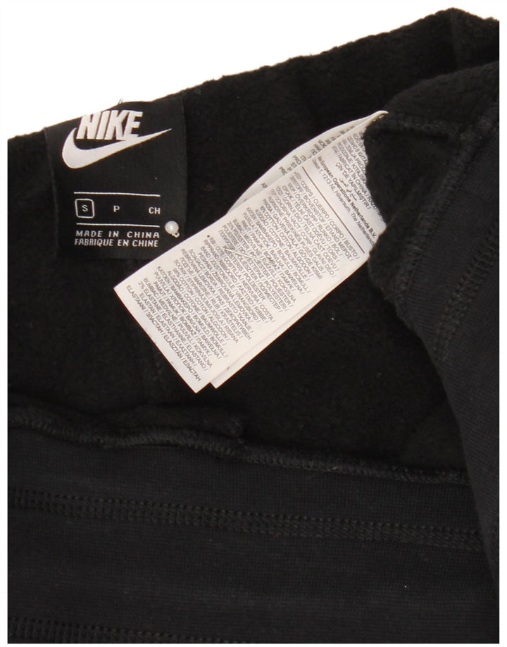 Pantaloni da tuta con grafica NIKE da donna Joggers UK 10 piccoli cotone nero