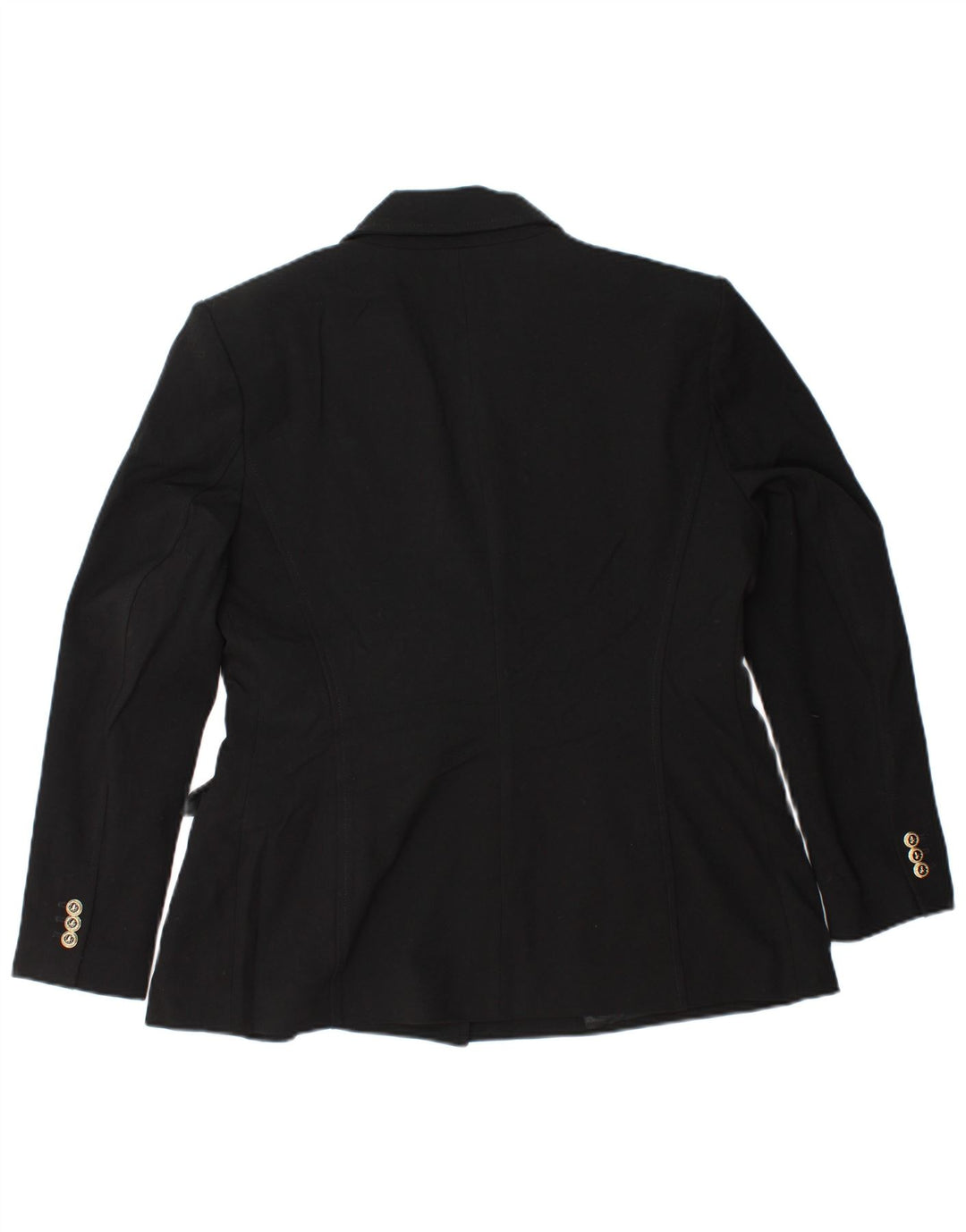 Giacca blazer doppiopetto da donna ZARA UK 18 XL poliestere nero