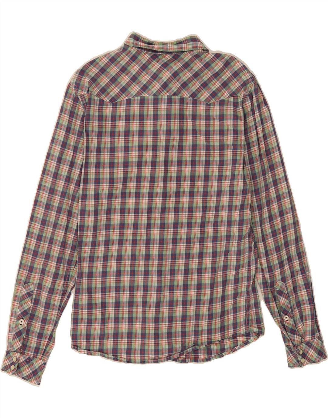 LEE Mens Rider Flannel Shirt Medium Multicoloured Check Cotton Vintage Lee and Second-Hand Lee from Messina Hembry 