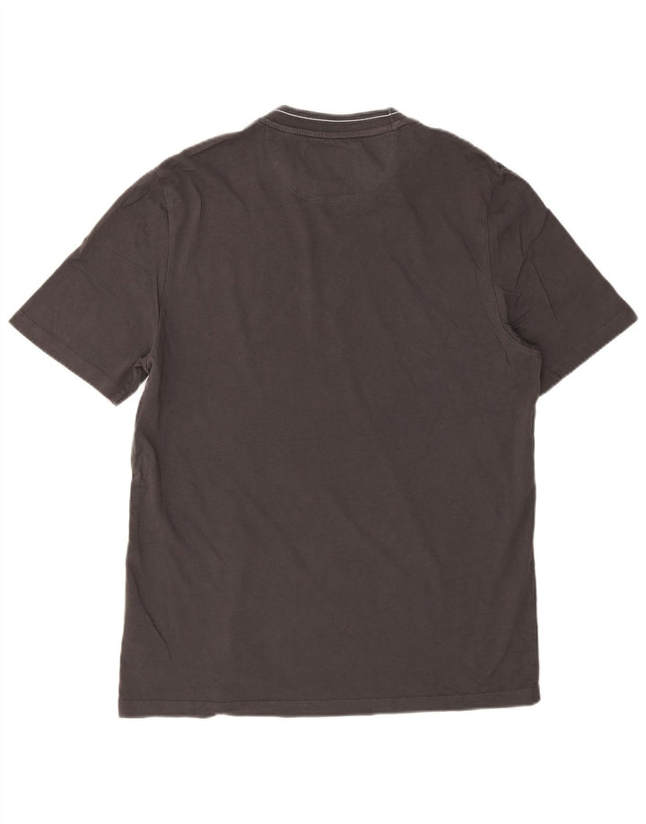T-shirt da uomo Lyle & Scott Top in cotone grigio medio