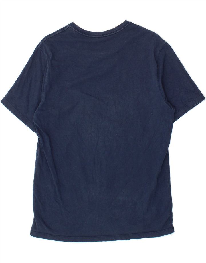 LEVI'S Mens Standard T-Shirt Top Medium Navy Blue Cotton Vintage Levi's and Second-Hand Levi's from Messina Hembry 