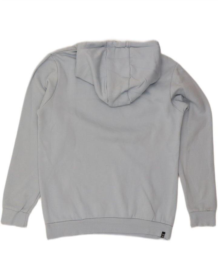 Felpa con cappuccio grafica da uomo Hummel in cotone blu medio