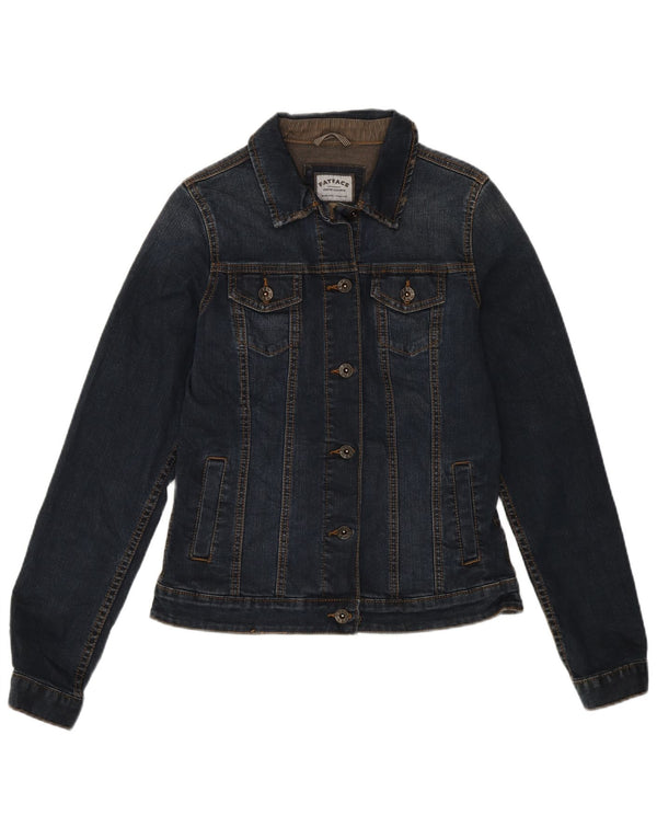 Giacca di jeans da donna Fat Face UK 10 piccola cotone blu navy