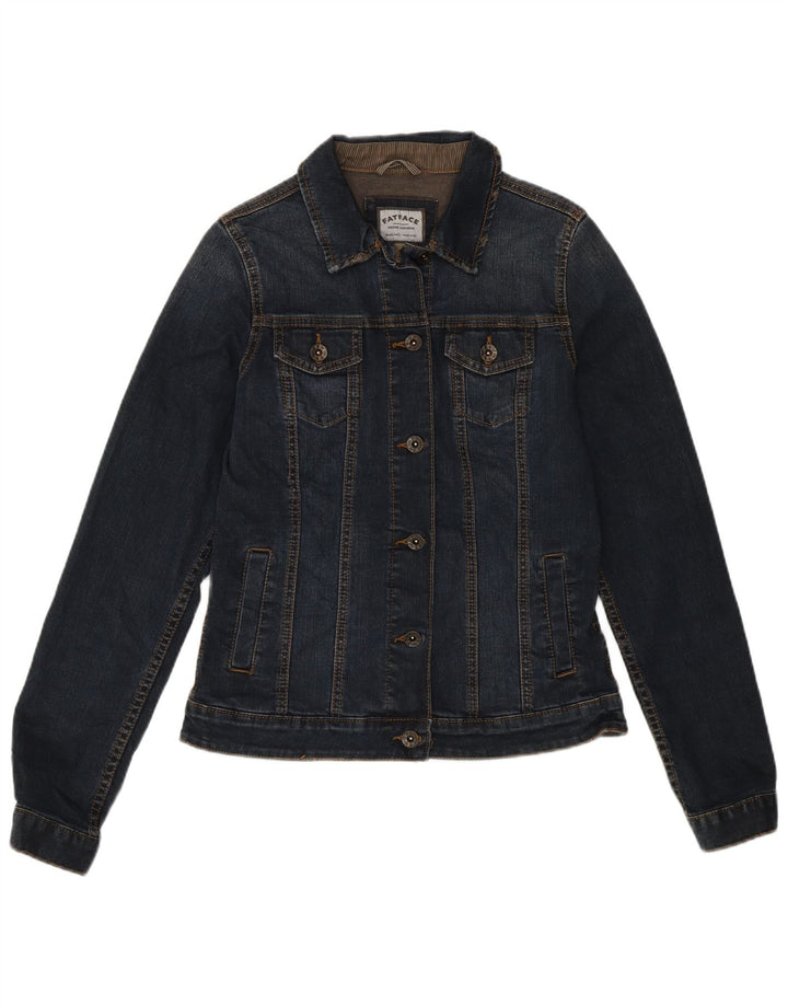 Giacca di jeans da donna Fat Face UK 10 piccola cotone blu navy