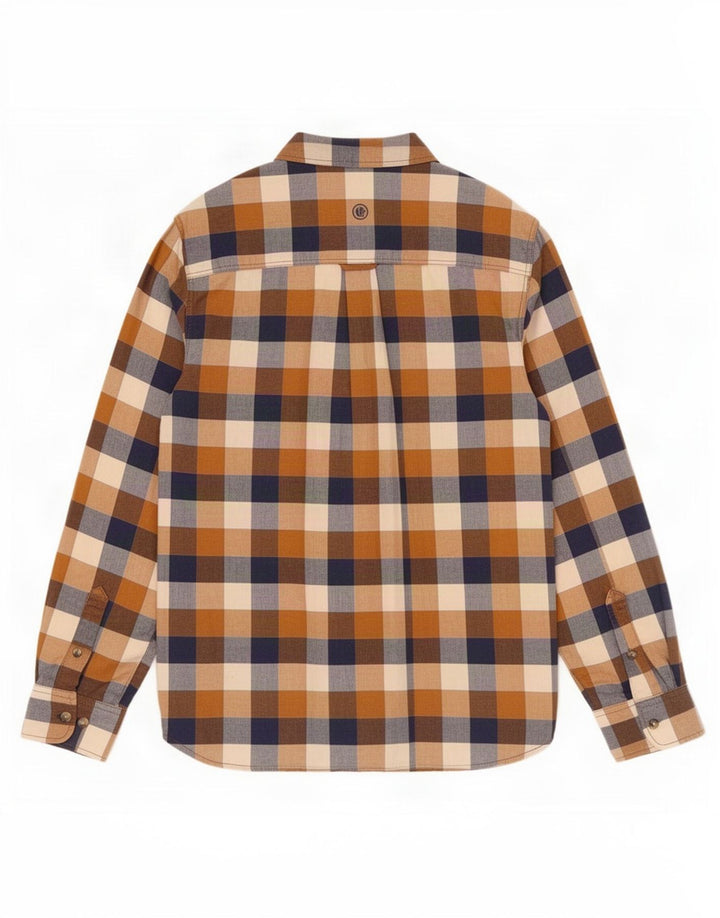 Camicia da uomo dalla vestibilità regolare Fat Face in cotone a quadretti multicolore medio