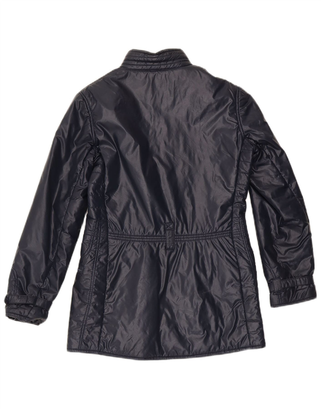 Giacca imbottita da donna Trissi UK 12 medio blu navy