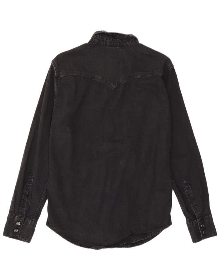 Camicia di jeans standard da uomo Levi's piccola in cotone nero
