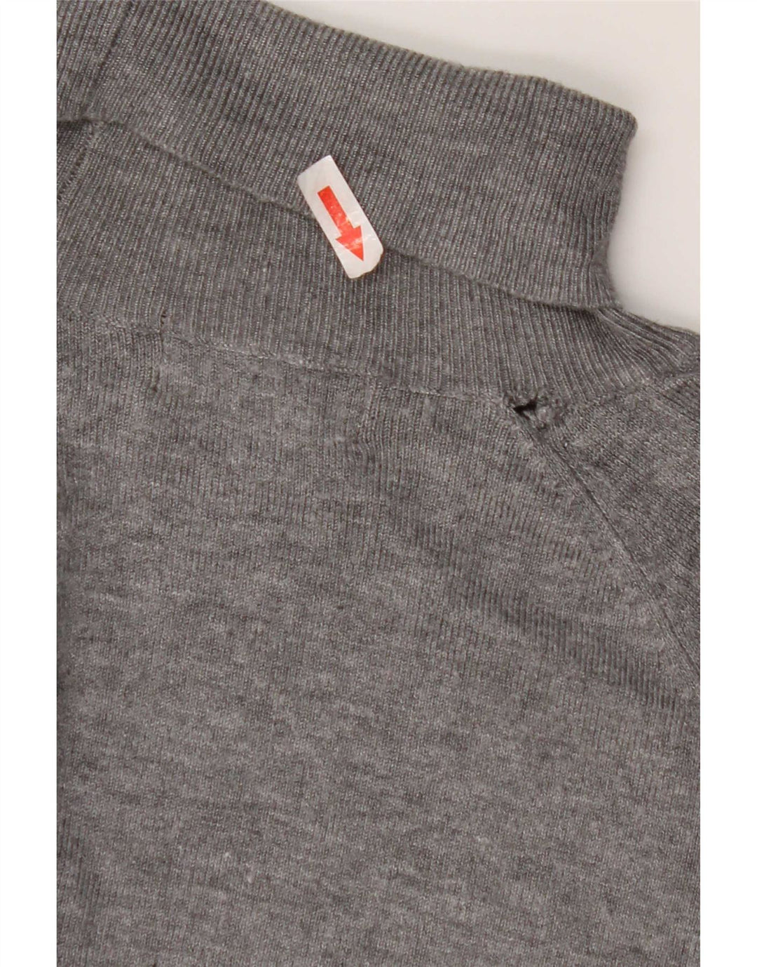 Maglione Zara da uomo a collo alto in viscosa grigio medio