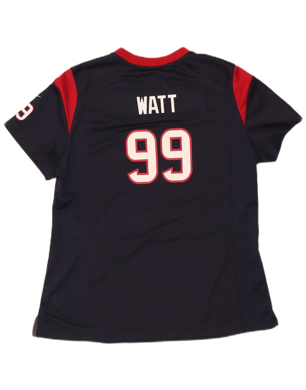 T-shirt grafica da uomo Nike Houston Texans Top XL poliestere blu navy