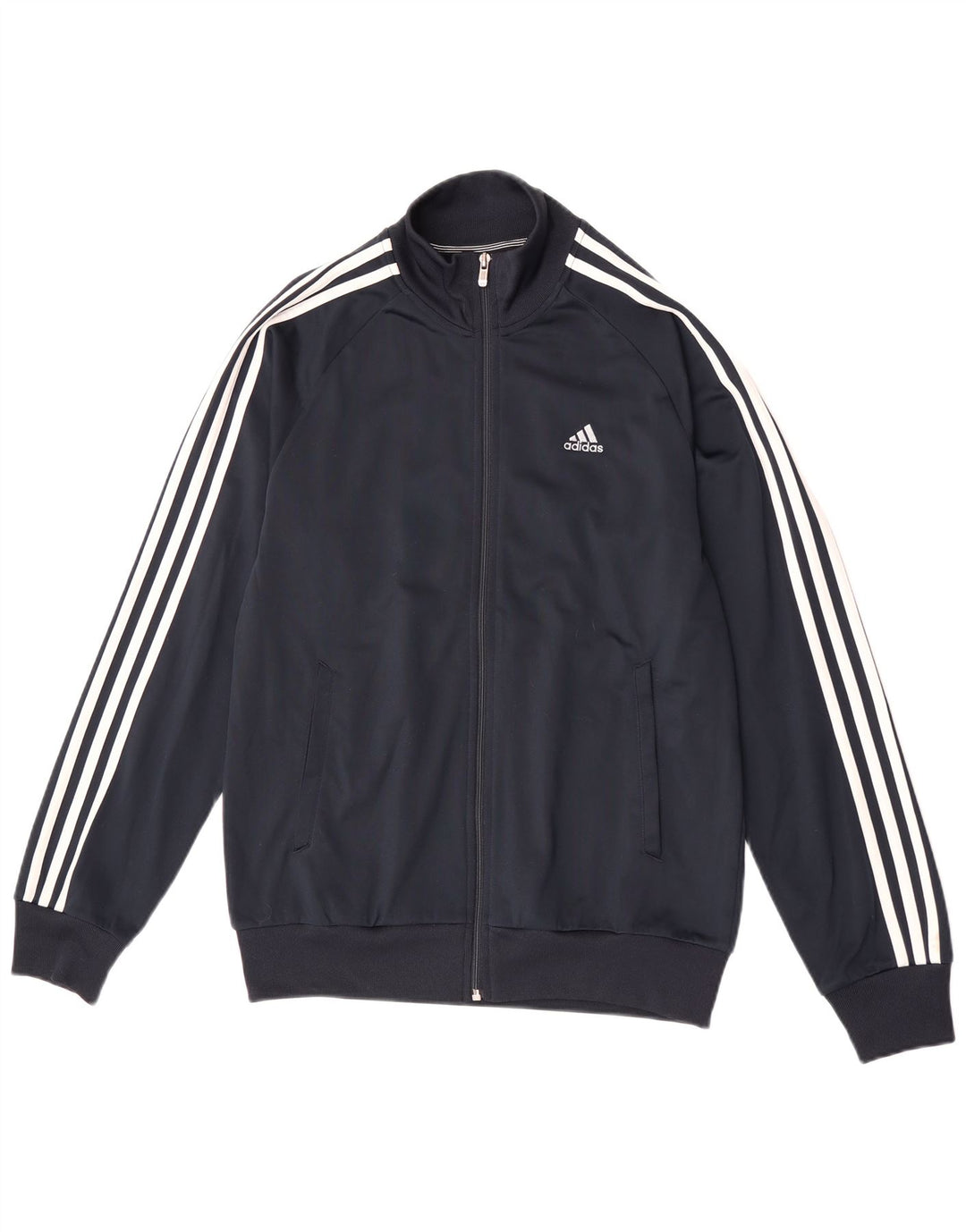 Giacca da ginnastica da uomo Adidas Clima 365 piccola in poliestere blu navy