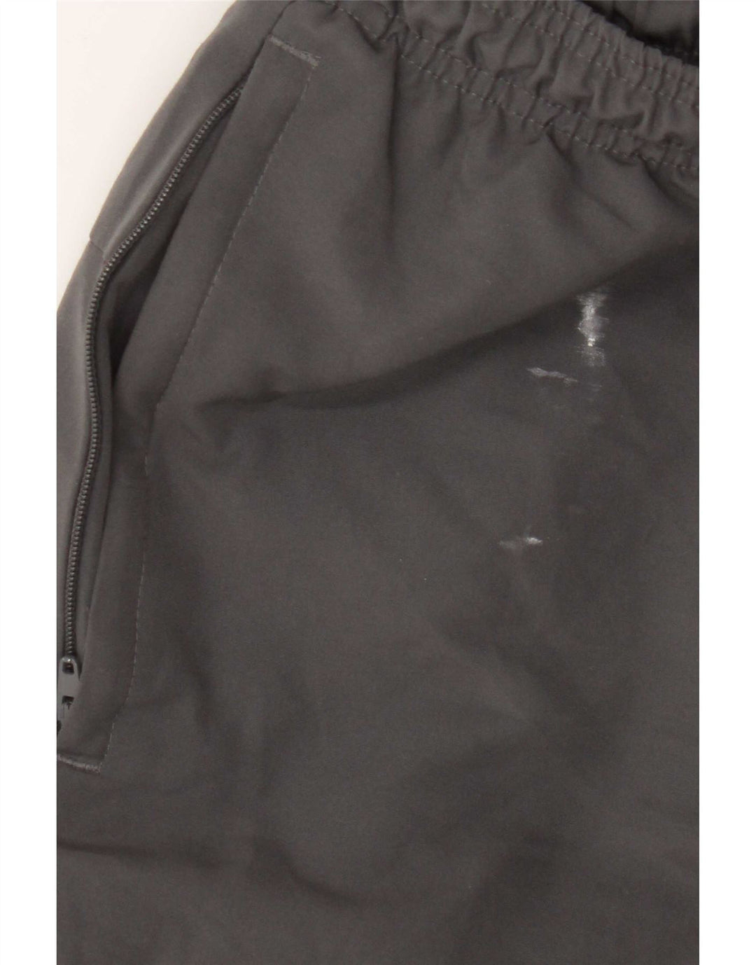 Pantaloni da tuta da uomo Adidas in poliestere grigio medio