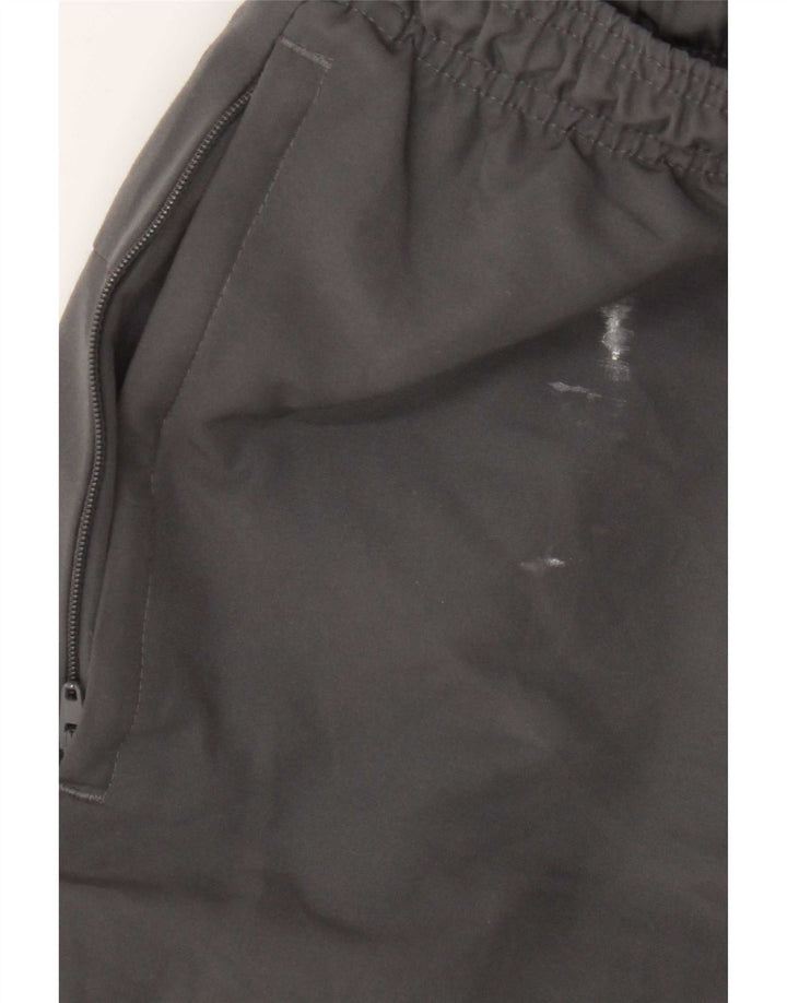 Pantaloni da tuta da uomo Adidas in poliestere grigio medio