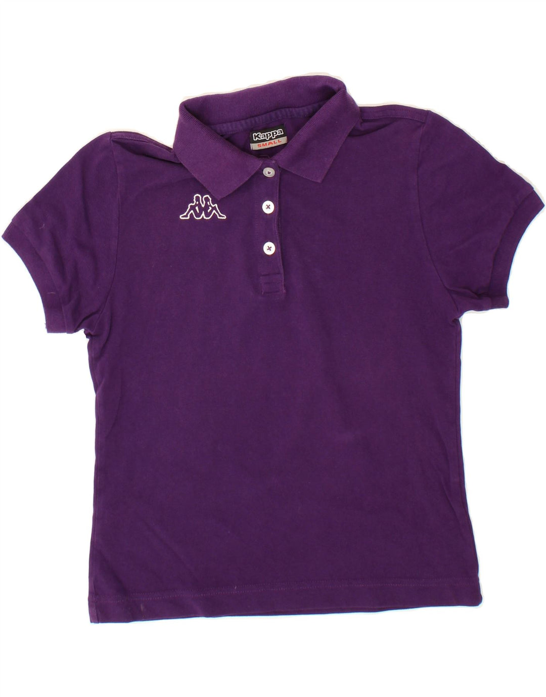 KAPPA Womens Polo Shirt UK 10 Small Purple Vintage Kappa and Second-Hand Kappa from Messina Hembry 