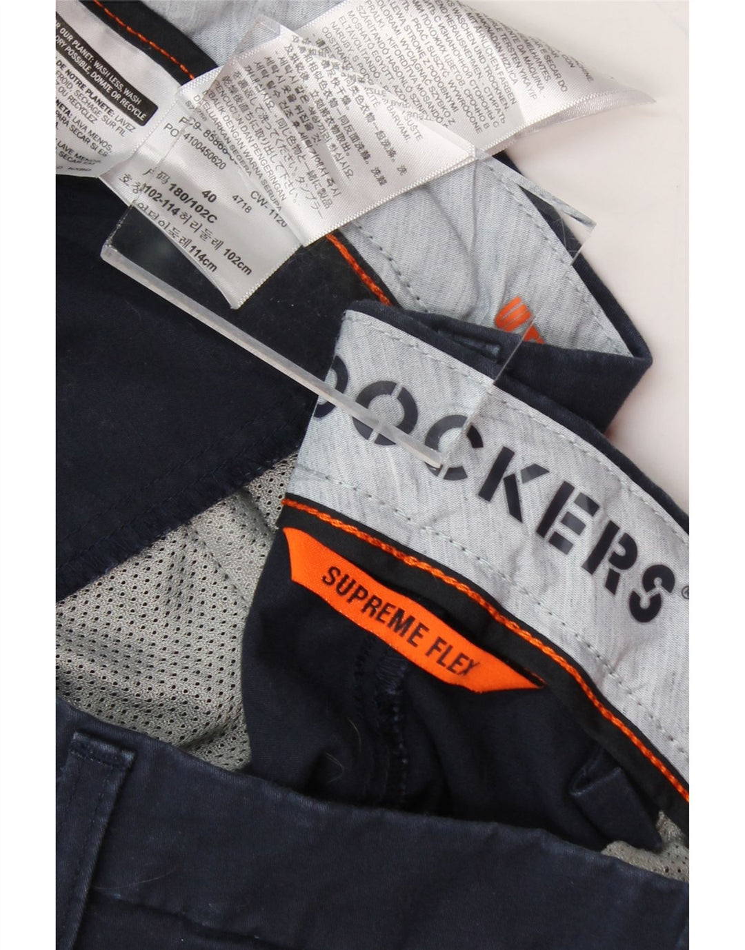 DOCKERS Mens Chino Shorts W40 XL Navy Blue Cotton Vintage Dockers and Second-Hand Dockers from Messina Hembry 
