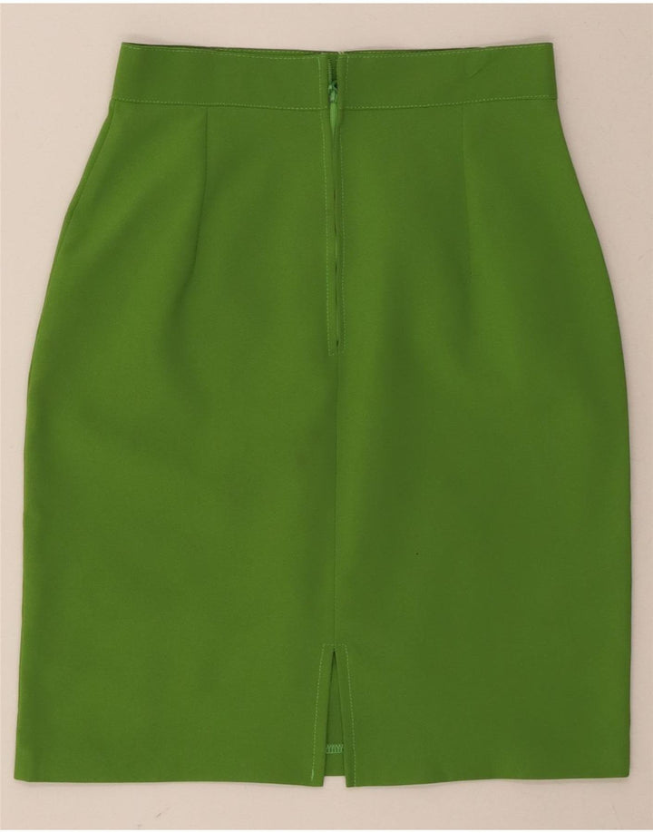 LORSAY Womens Pencil Skirt IT 38 XS W26  Green Polyester Vintage Lorsay and Second-Hand Lorsay from Messina Hembry 