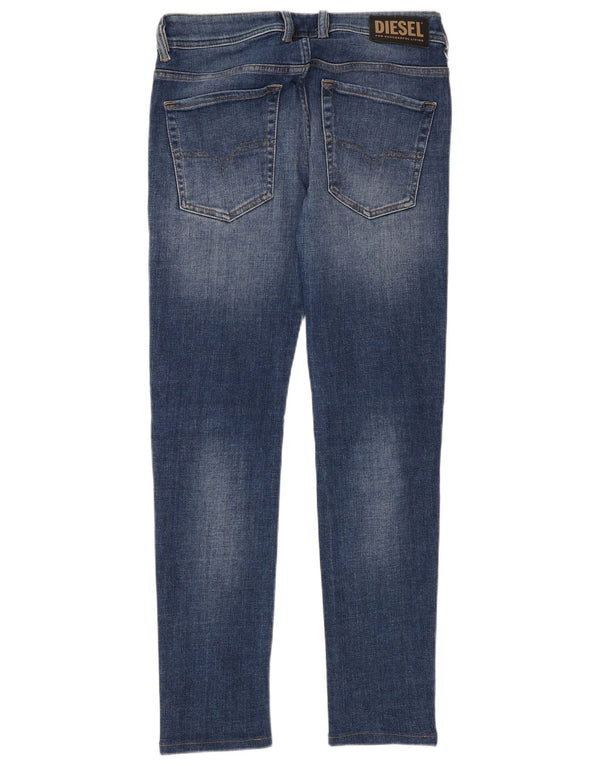 Jeans skinny slim da uomo Diesel Sleenker-x W29 L30 cotone blu