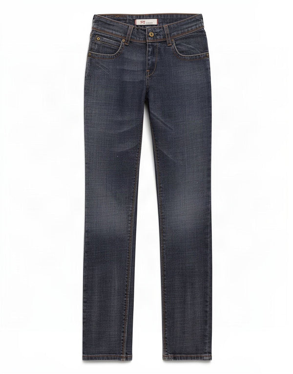 Jeans Levi's 571 Slim da donna W28 L32 in cotone blu