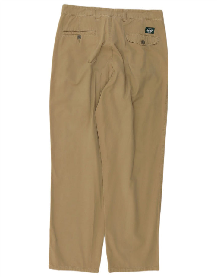 Pantaloni chino con pegging da uomo Dockers W34 L30 cotone kaki