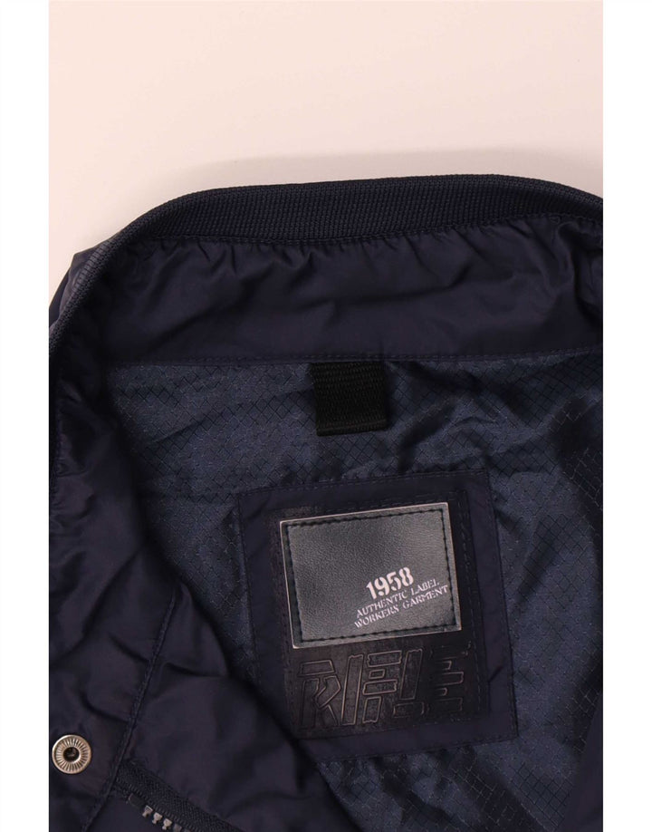 Giacca utility da uomo Rifle UK 44 2XL Poliammide blu navy