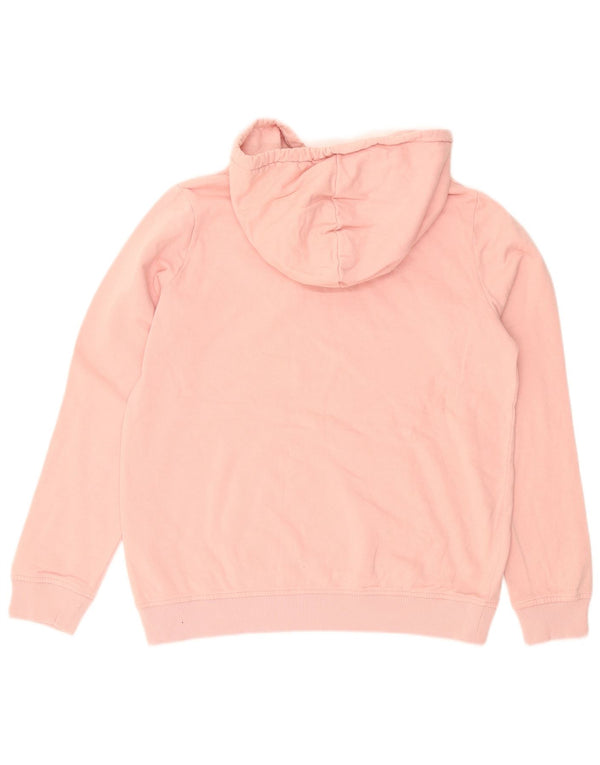 Felpa con cappuccio grafica da donna Vans UK 14 cotone rosa medio