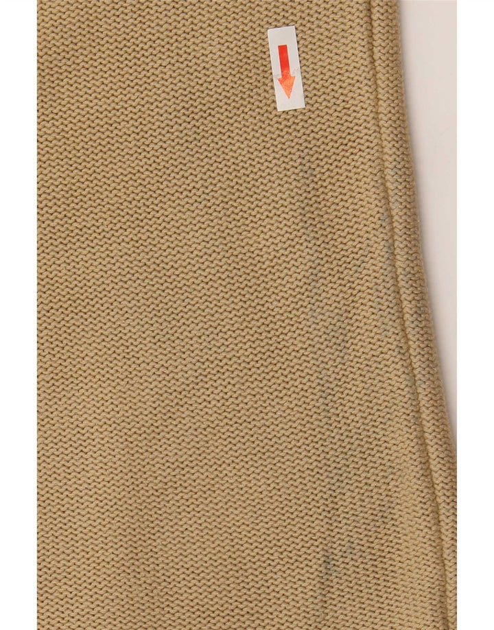 Armani Jeans Uomo Maglione Girocollo Maglione Piccolo Cotone Beige
