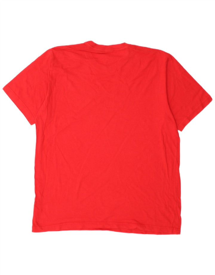 NIKE T-shirt grafica da uomo Coupe Standard con vestibilità standard, XL, in cotone rosso