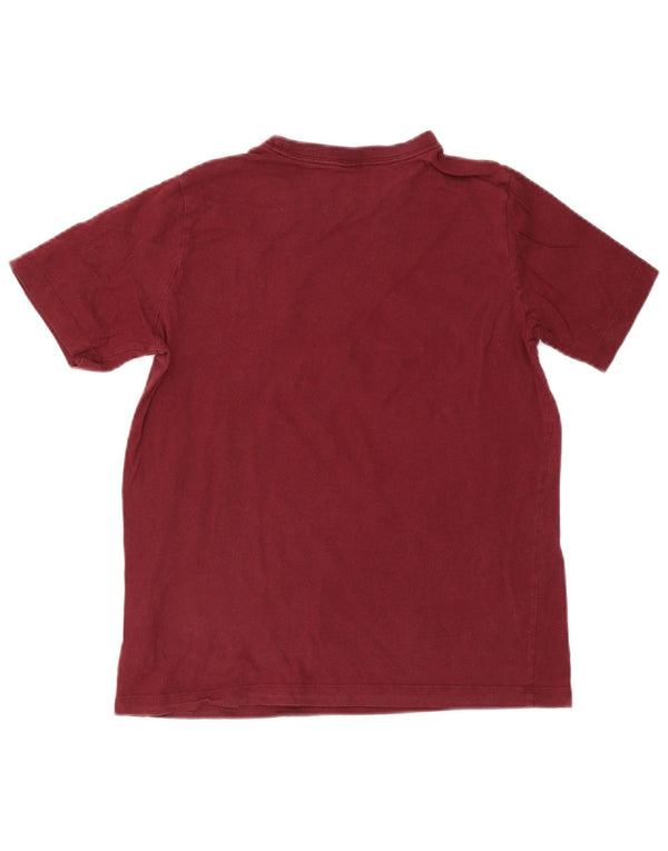 T-shirt grafica da ragazzo Nike Top 13-14 anni XL in cotone bordeaux