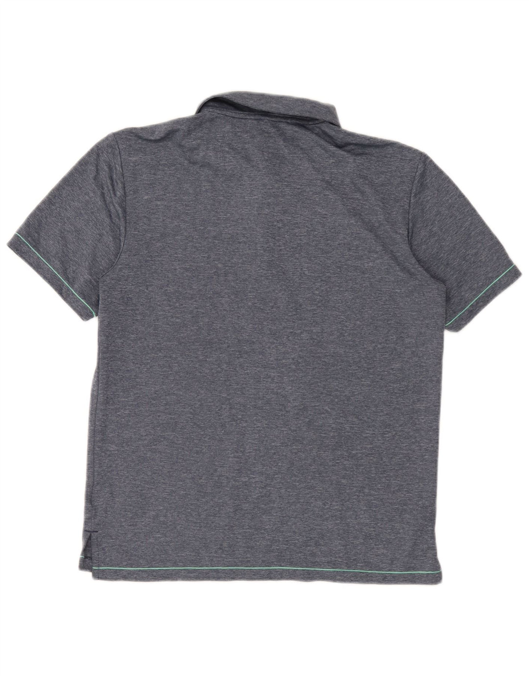 Polo da golf da uomo Adidas Small blu in poliestere