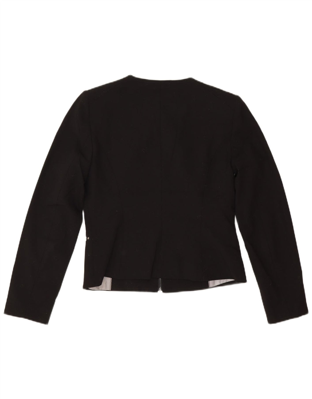 Giacca Crop Blazer da donna Calvin Klein US 4 Small Poliestere Nero