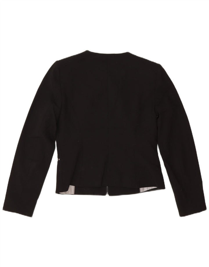 Giacca Crop Blazer da donna Calvin Klein US 4 Small Poliestere Nero