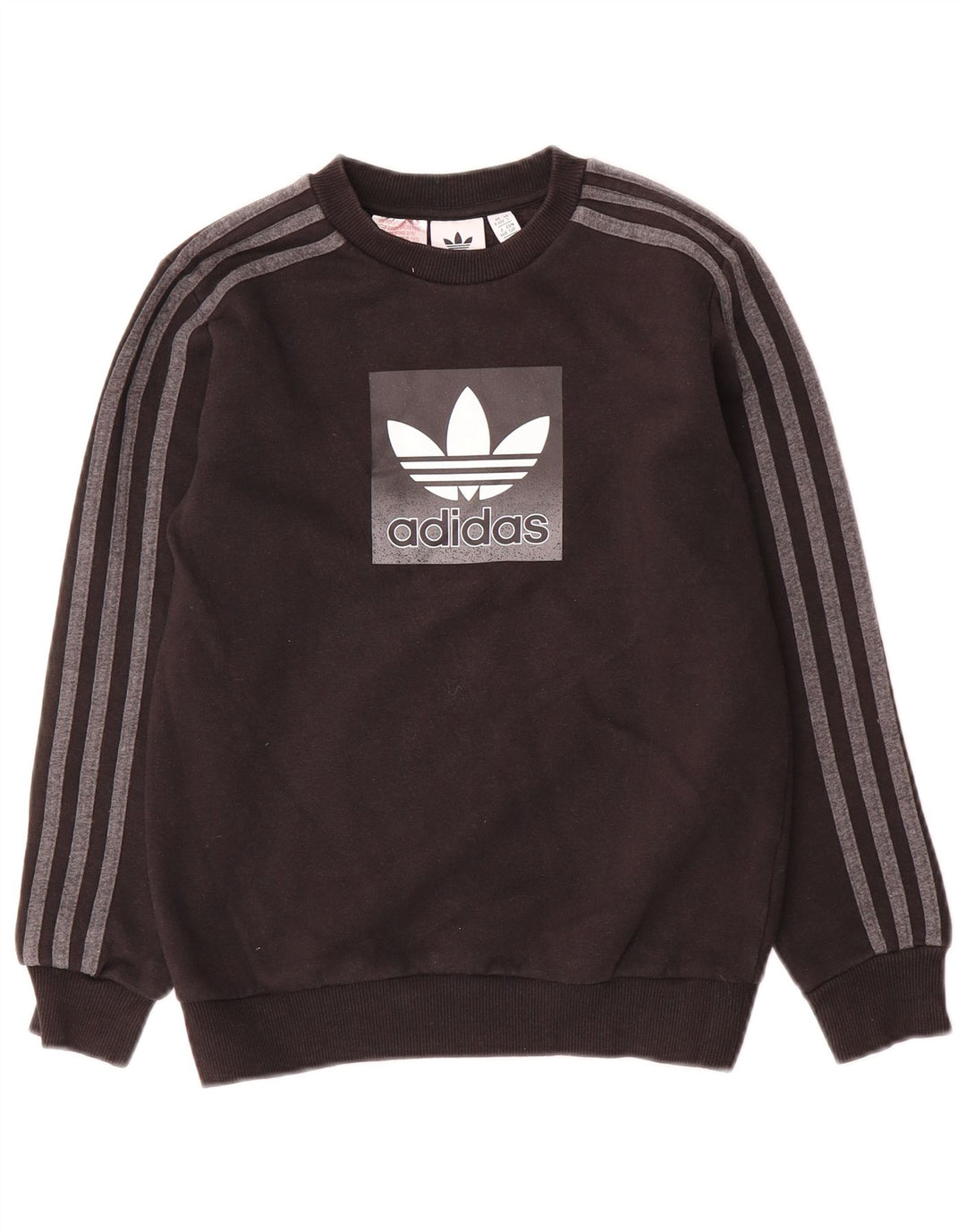 Felpa grafica Adidas da ragazzo 9-10 anni in cotone nero