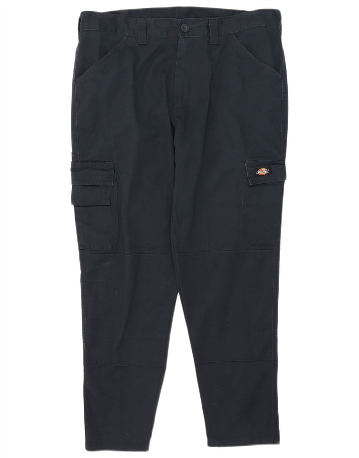 Pantaloni cargo slim da uomo Dickies W38 L29 poliestere blu navy