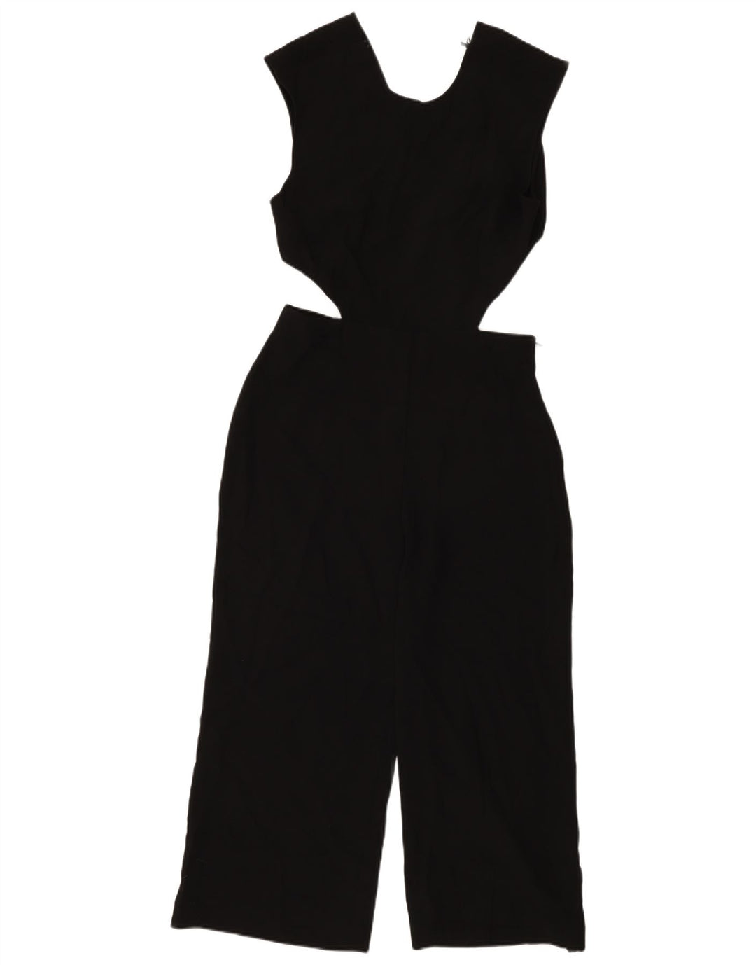 ZARA Womens Sleeveless Playsuit UK 12 Medium Black Polyester