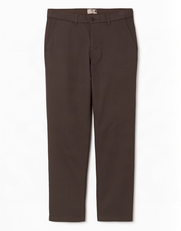 Pantaloni chino slim da donna Marks & Spencer W34 L33 cotone grigio