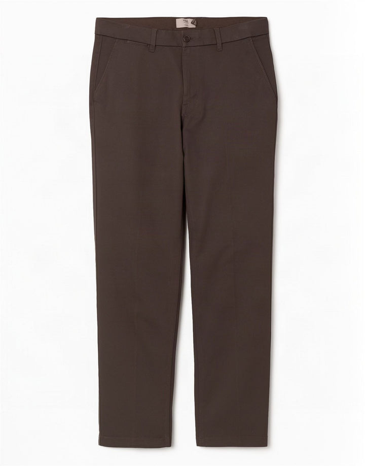 Pantaloni chino slim da donna Marks & Spencer W34 L33 cotone grigio