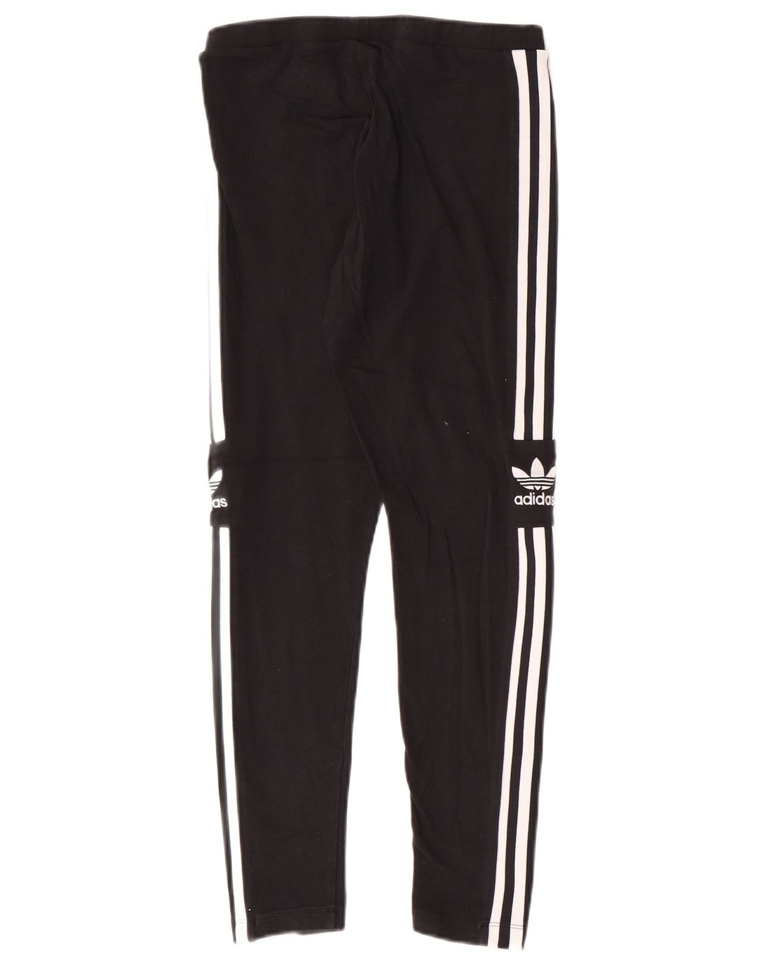 Leggings grafici da donna Adidas UK 12 cotone medio nero