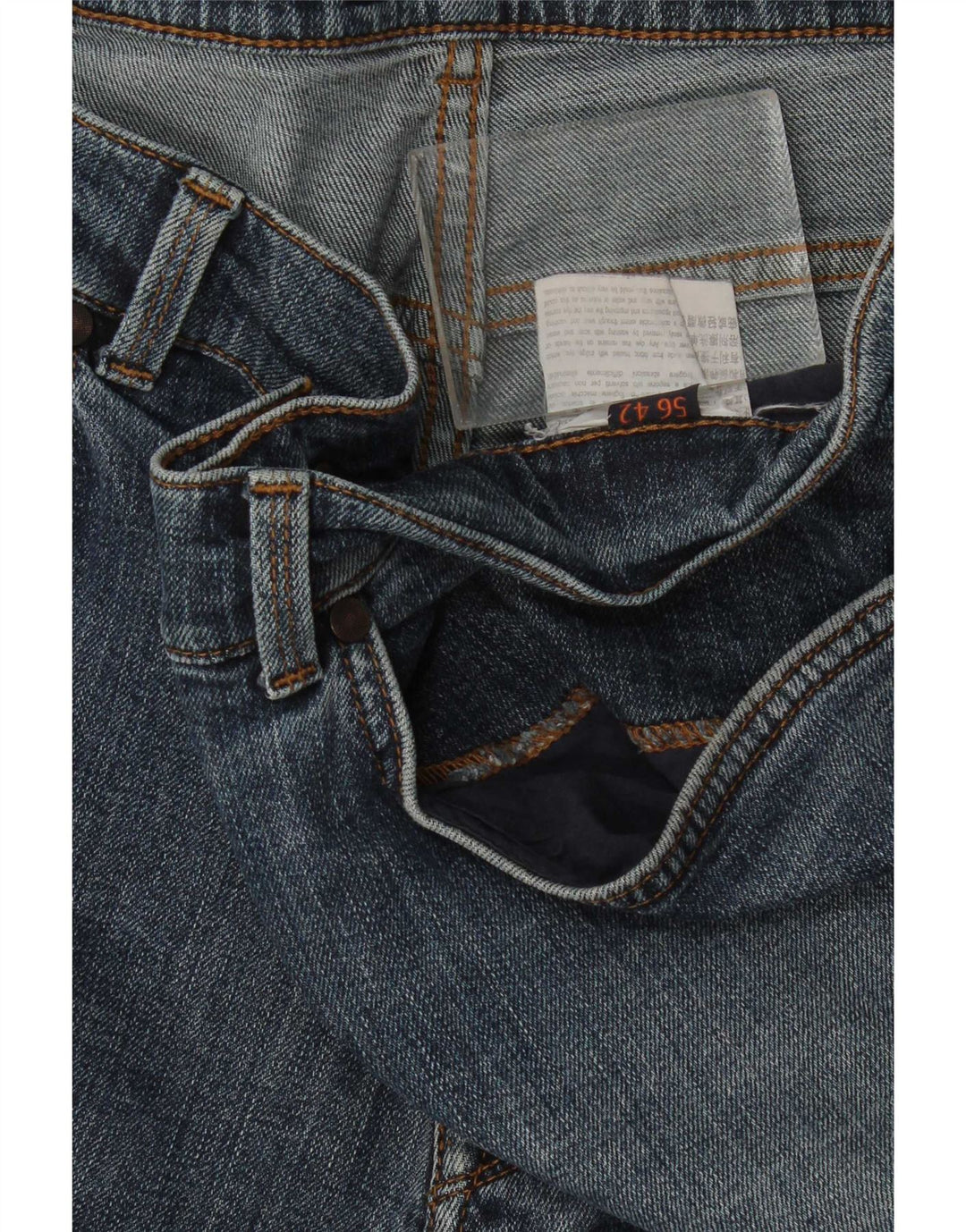 Trussardi Jeans slim da uomo W38 L34 Blu