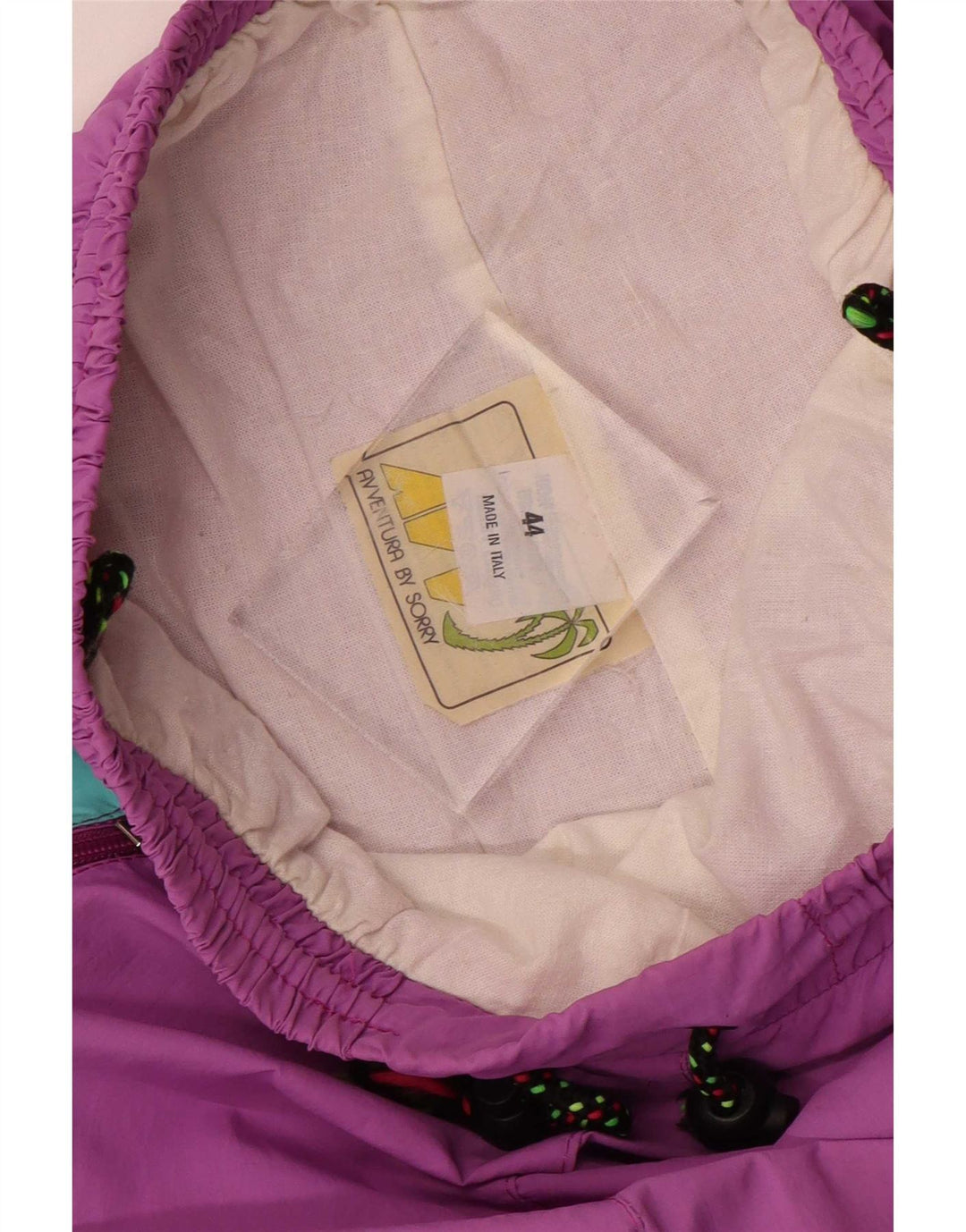 Pantaloni da ginnastica vintage da donna con grafica cargo da jogging IT 44 viola medio