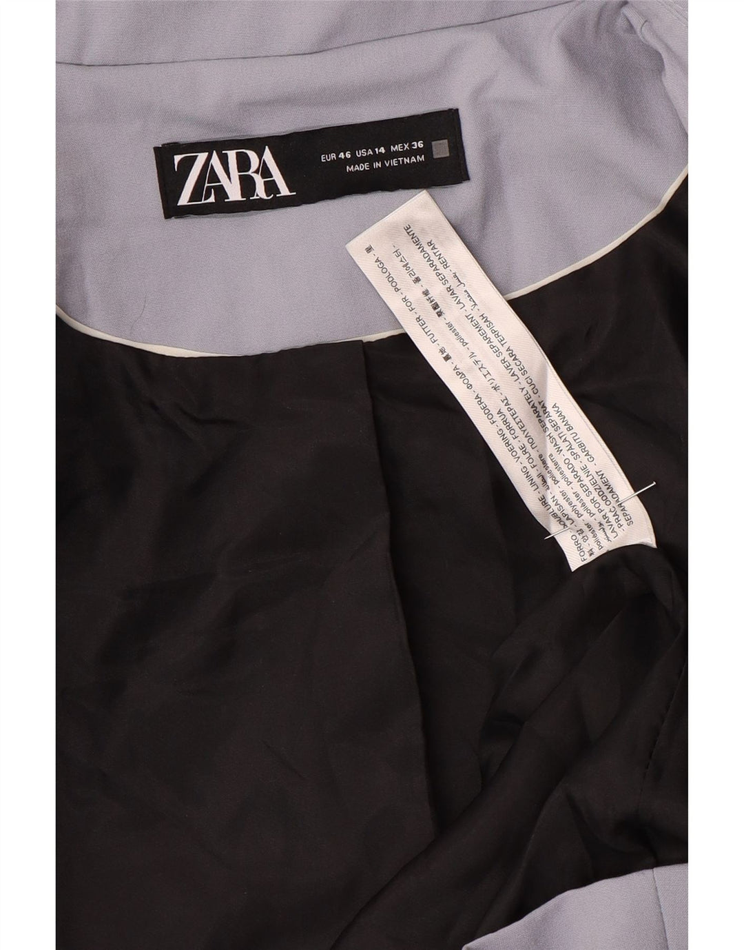 Giacca blazer a 1 bottone da donna Zara EU 46 2XL poliestere viola