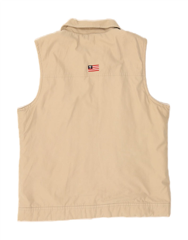 TOM TAILOR Mens Gilet UK 40 Large Beige Polyester Vintage Tom Tailor and Second-Hand Tom Tailor from Messina Hembry 