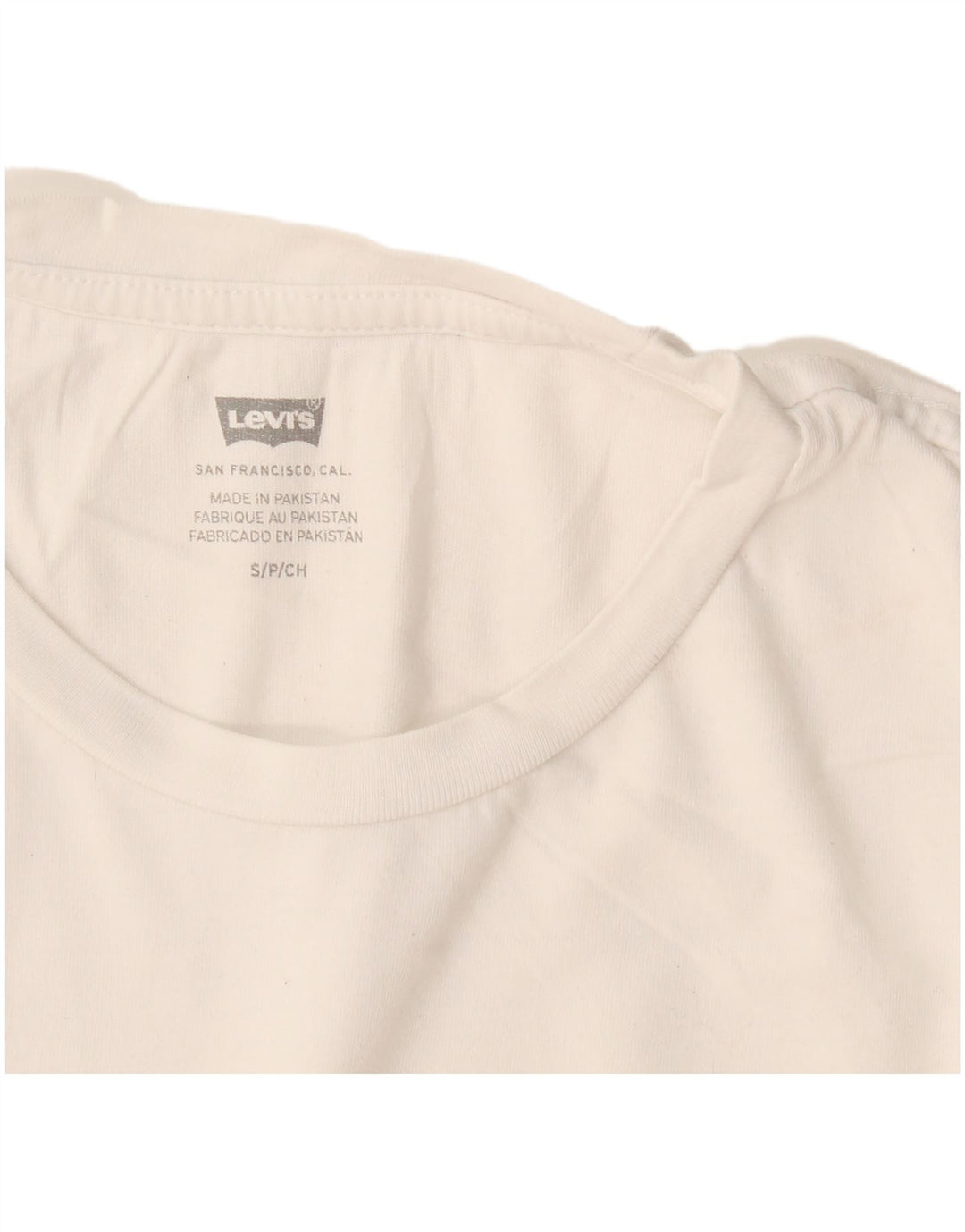 T-shirt grafica da donna Levi's Top UK 10 piccola bianca