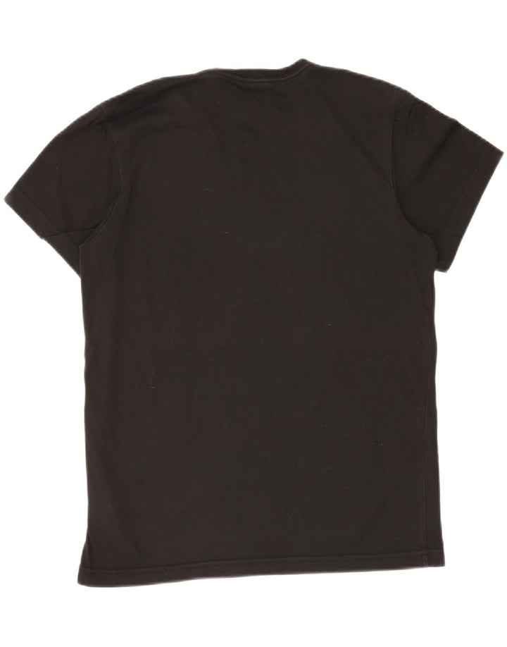T-shirt grafica da uomo ADIDAS Top in cotone nero medio