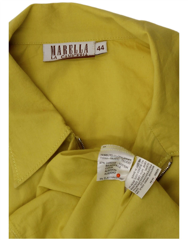 Camicia Donna Marella IT 44 Cotone Giallo Medio