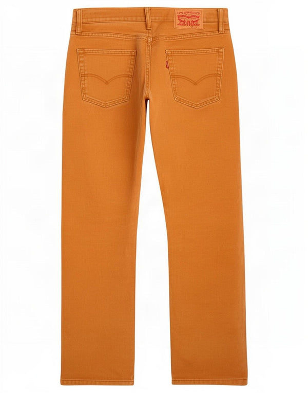 Levi's Mens Straight Casual Trousers W32 L30 Beige Cotton