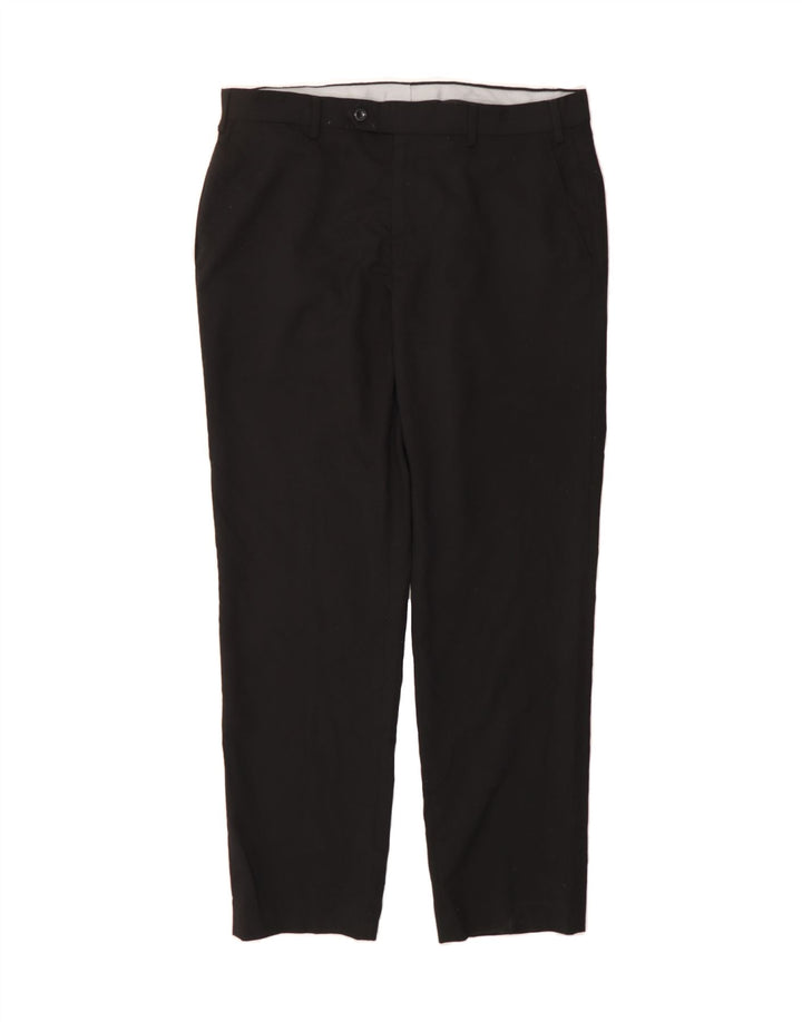 MICHAEL KORS Mens Slim Suit Trousers W36 L32 Black Polyester Vintage Michael Kors and Second-Hand Michael Kors from Messina Hembry 