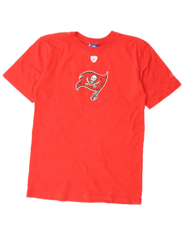 T-shirt grafica Reebok da ragazzo Tampa Bay Buccaneers 15-16 anni XL Rossa