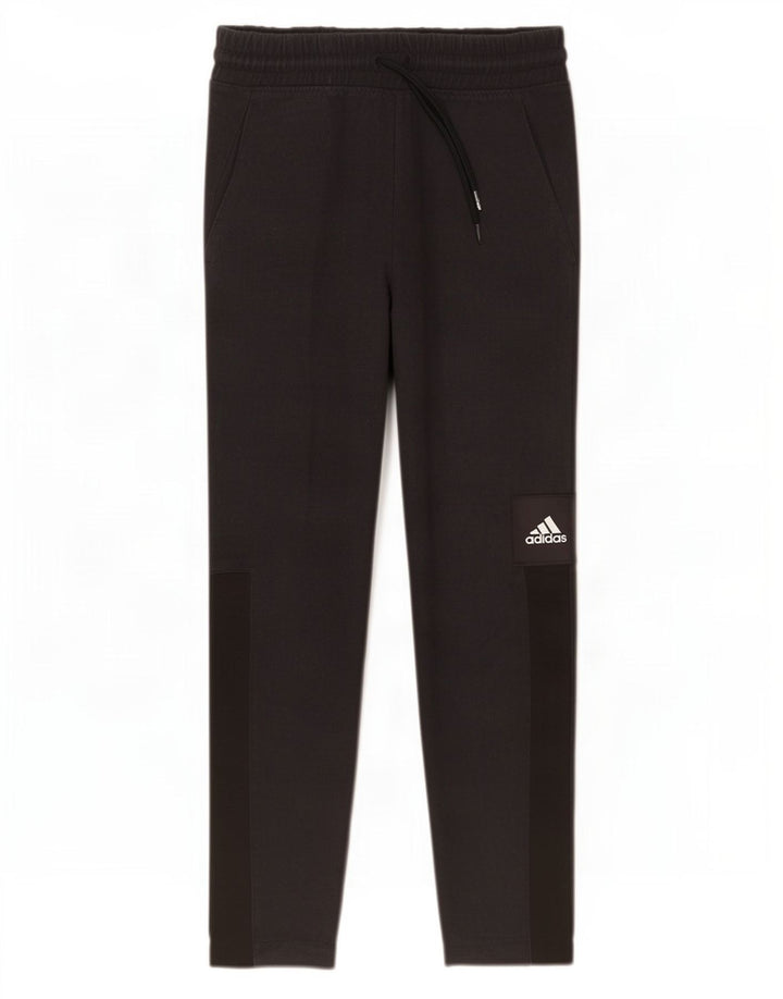 Pantaloni da tuta da uomo Adidas Small neri in poliestere