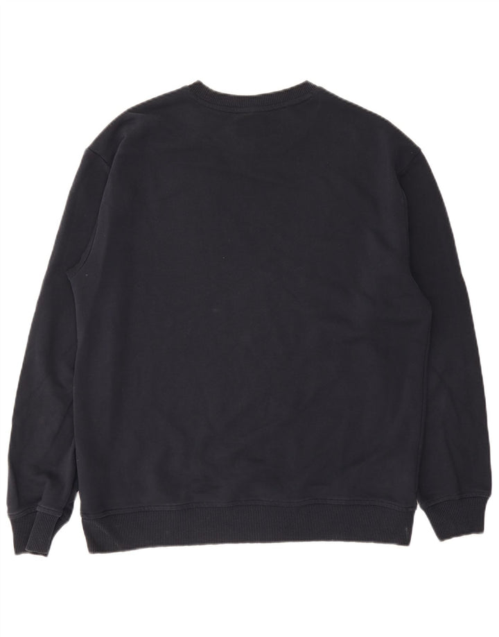 Felpa grafica da uomo US Polo Assn Maglione medio in cotone blu navy