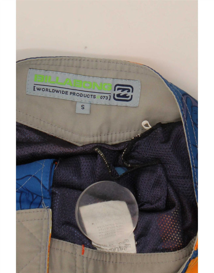 Pantaloncini da bagno da uomo Billabong piccoli in poliestere floreale blu